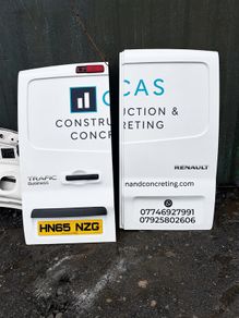 Renault Traffic Rear Barn Doors 2014+