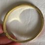 18K Gold plated brass bracelet LOVE coral/terracotta Image 2
