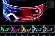 LED Visor Glasses - Luminous Futuristic Flashing Glasses (FREE POSTAGE)