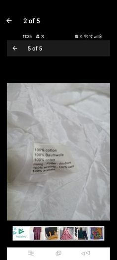 Ladies Sandwich white 100% cotton fully lined skirt. Like new.