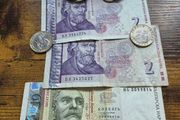20 Bulgarian Lev in notes and coins
