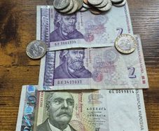 20 Bulgarian Lev in notes and coins