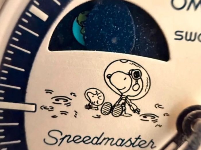 Swatch moon watches