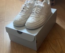 Nike Court Vision Low Triple White US 7 UK 6 EU 40