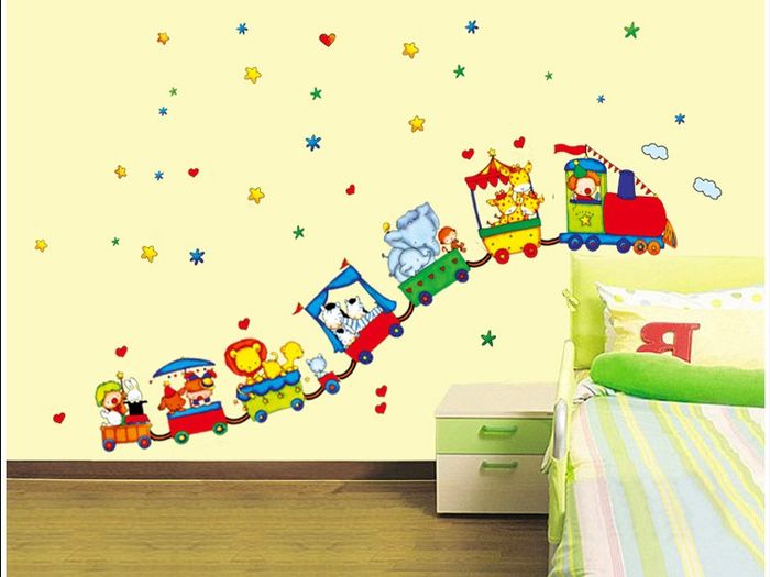 Circus Train Wall Sticker