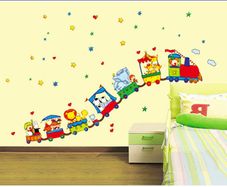 Circus Train Wall Sticker