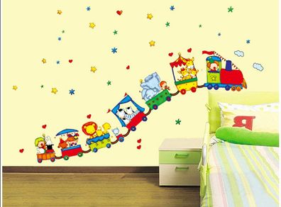 Circus Train Wall Sticker