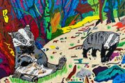 Badgers Painting
