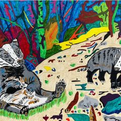 Badgers Painting