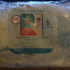 BNIP - A Set of 4 New Nappies - Size 5 - 12/18 Kg - Read Carefully - #