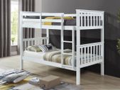 Colton Bunkbed in White and Light Grey