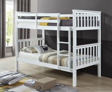 Colton Bunkbed in White and Light Grey