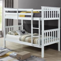 Colton Bunkbed in White and Light Grey