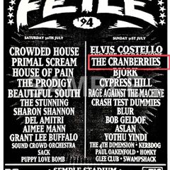 Feile Festival 1994 Concert Poster Reproduction