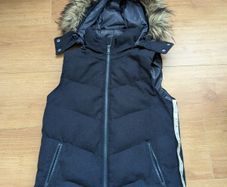 GAP navy gilet waistcoat with hood