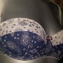 D&G paisley navy/white printed underwired bra size UK34C EUR75C Postage included Image 5