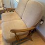 Ercol 2 seater sofa & arm chair Image 4