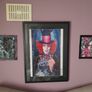Completed framed diamond art - Alice in wonderland "The mad hatter" Image 2