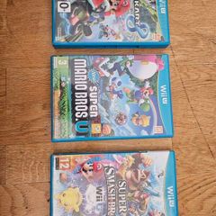 Nintendo Wii U. 3xSuper Mario games.