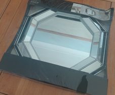 Bevelled Mirror,  Hexagonal Shape, Mirror Within A Bevelled Mirrored Frame.