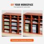 27 Compartments Wood Literature Organizer, Adjustable Shelves, Medium Density Fiberboard Mail Center, Office Home School Storage for Files, Image 3