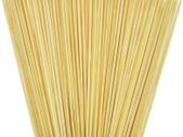 100 Pcs Bamboo Sticks 15cm Wooden Barbecue Skewers Sticks for BBQ kebabs Fruit Meat