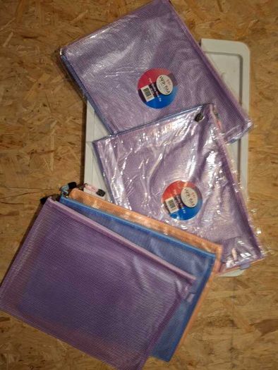 Mesh bags for document storage