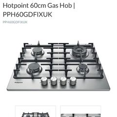New Hotpoint 60cm Gas Hob | PPH60GDFIXUK