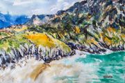 Maghera Beach watercolour