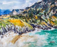 Maghera Beach watercolour