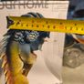 handmade iguana on natural wood log Image 5
