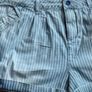Denim Stripe Shorts - Size 14 / F&F Summer Stylish short shorts Image 6
