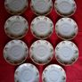 Limoges, France Vintage 26 Piece Gold Leaf Coffee Set. Image 3