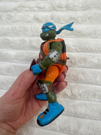 2003 TMNT Scootin Leonardo Teenage Mutant Ninja Turtles TMNT approx. 12 cm. Used Please see photos