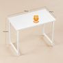 80x40 cm Desk, Small Computer Desk for Home Office, Study Office Table with Headphone Hooks for Small Space, Easy Assembly, White Image 2