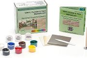 Glass Polish 91007 DIY Vinyl Floor &amp; Vinyl Tile Repair Kit, Heat Cure for Small Holes, Cuts, Rips, Tears &amp; Burn Marks