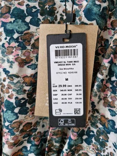 Vera moda summer dress (Size M)