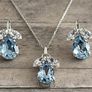 Crystal Necklace & Earrings Image 4