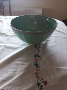 Louis Mulcahy Salad Bowl Green