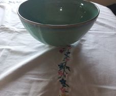 Louis Mulcahy Salad Bowl Green