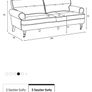 3 Seater Sofa - NEXT Image 7