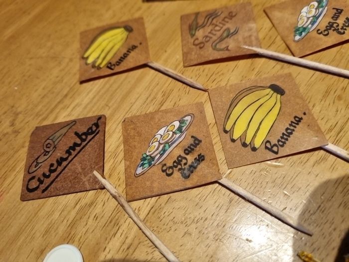 Vintage 1950s/ 60s Sandwich Markers
