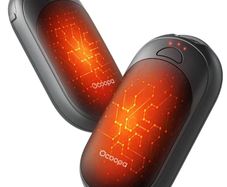 Magnetic Hand Warmers Rechargeable 2 pack, Electric Handwarmers Ultra Thin Light Portable for Pocket Gloves,3 Levels Heat, Up to 8 hrs, UL Certified,Idea Tech Gifts for Men, Women