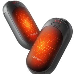 Magnetic Hand Warmers Rechargeable 2 pack, Electric Handwarmers Ultra Thin Light Portable for Pocket Gloves,3 Levels Heat, Up to 8 hrs, UL Certified,Idea Tech Gifts for Men, Women