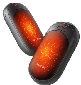 Magnetic Hand Warmers Rechargeable 2 pack, Electric Handwarmers Ultra Thin Light Portable for Pocket Gloves,3 Levels Heat, Up to 8 hrs, UL Certified,Idea Tech Gifts for Men, Women