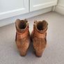 Brown suede ankle boots Image 3