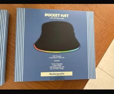 festival bucket hat led brime lights