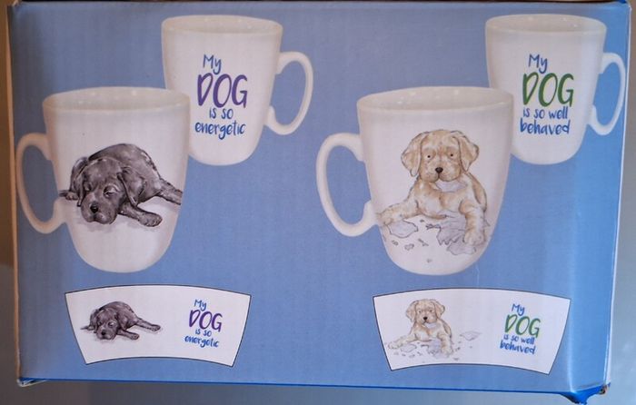 Guide dog set of 4 mugs