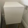 White Bedside Cabinet Image 5