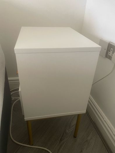 White Bedside Cabinet